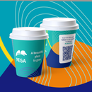 8oz Printed Coffee Cups - Single Wall (Recyclable and Standard)