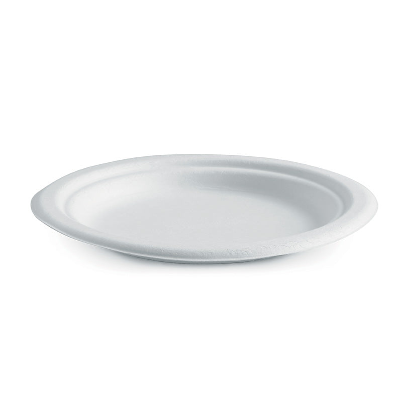 7" round plate - white (1,000p)