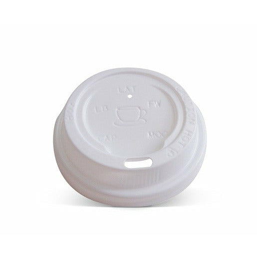 Lid for 6/8/10oz Coffee Cups (White) - www.keeo.com.au