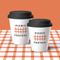 12oz Printed Coffee Cups - Single Wall (Recyclable and Standard)