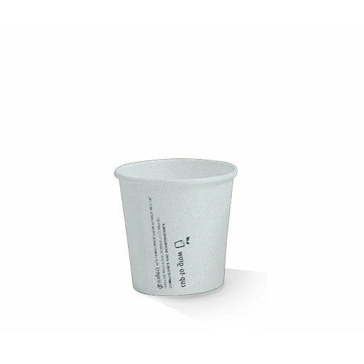 4oz ECO SW Coffee Cup (plain white) - www.keeo.com.au