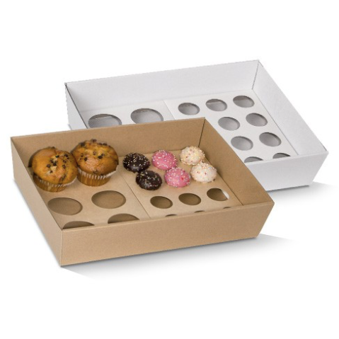 Cupcake Insert to Fit Small Tray - 6 Holes and 12 Holes (50pcs) - www.keeo.com.au